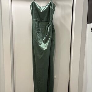 Windsor Mayra formal Satin Slit Gown